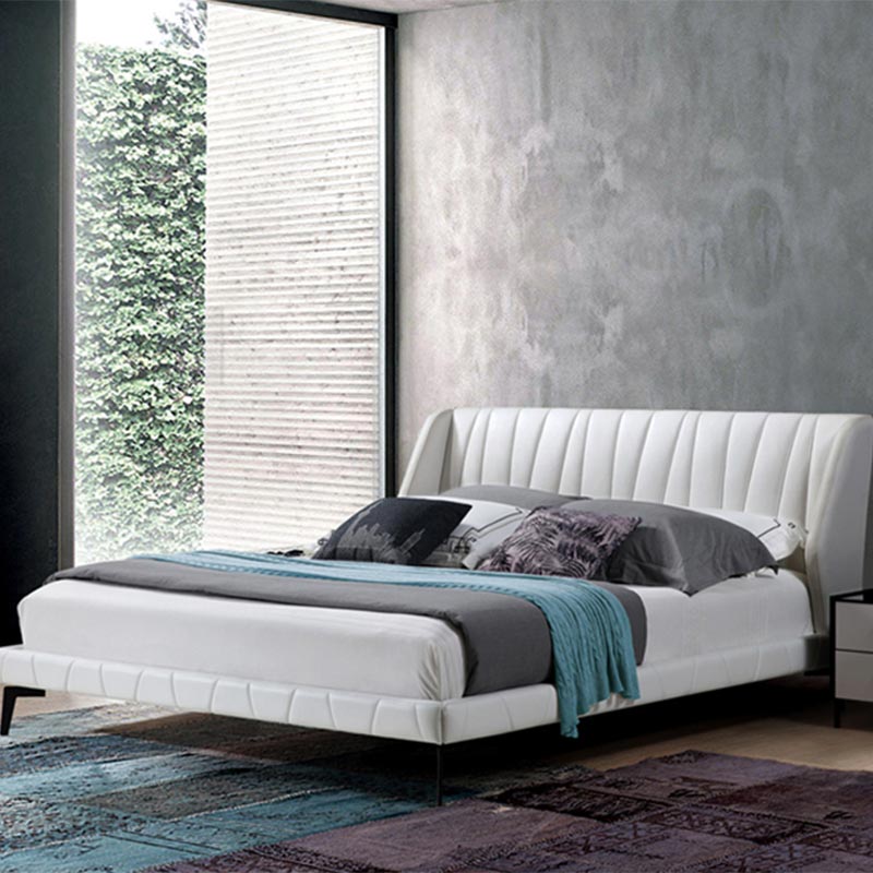 Tempat Tidur Lembut Kayu Pinus Dan Kulit Ramah Lingkungan